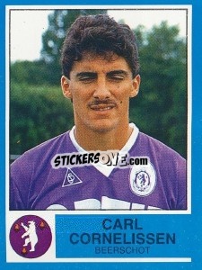 Figurina Carl Cornelissen - Football Belgium 1986-1987 - Panini