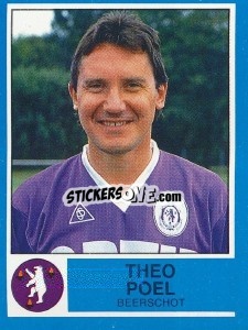 Cromo Theo Poel - Football Belgium 1986-1987 - Panini