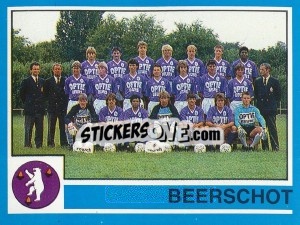 Sticker Team - Football Belgium 1986-1987 - Panini