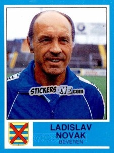 Sticker Ladislav Novak - Football Belgium 1986-1987 n. 76 - Panini