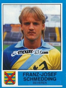 Cromo Franz-Josef Schmedding - Football Belgium 1986-1987 n. 87 - Panini