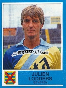 Sticker Julien Lodders - Football Belgium 1986-1987 n. 90 - Panini