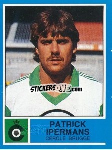 Sticker Patrick Ipermans - Football Belgium 1986-1987 - Panini