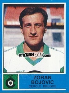Figurina Zoran Bojovic - Football Belgium 1986-1987 - Panini