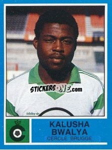 Sticker Kalusha Bwalya - Football Belgium 1986-1987 - Panini