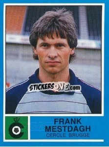 Cromo Frank Mestdagh - Football Belgium 1986-1987 n. 109 - Panini
