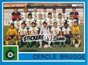 Figurina Team - Football Belgium 1986-1987 - Panini
