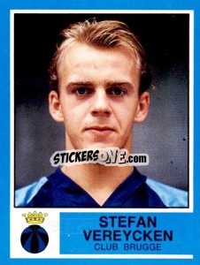 Figurina Stefaan Vereycken - Football Belgium 1986-1987 - Panini