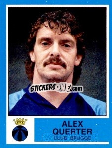 Figurina Alex Querter - Football Belgium 1986-1987 - Panini