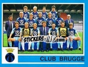 Figurina Team - Football Belgium 1986-1987 - Panini