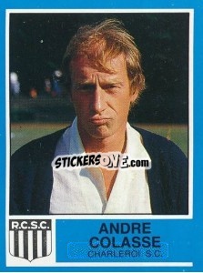 Sticker Andre Colasse - Football Belgium 1986-1987 n. 130 - Panini
