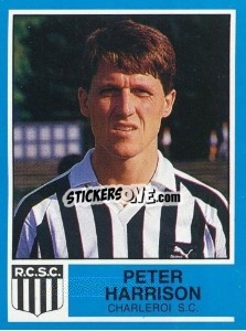 Figurina Peter Harrison - Football Belgium 1986-1987 - Panini