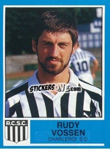 Sticker Rudy Vossen - Football Belgium 1986-1987 - Panini