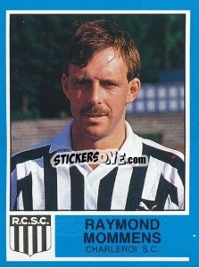 Figurina Raymond Mommens - Football Belgium 1986-1987 - Panini