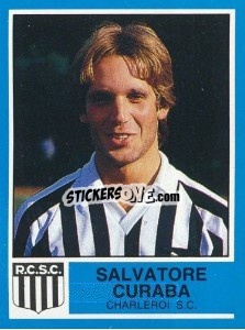 Figurina Salvatore Curaba - Football Belgium 1986-1987 - Panini