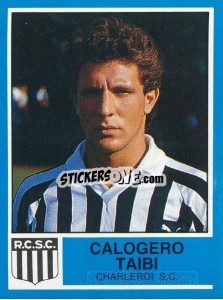 Sticker Calogero Taibi - Football Belgium 1986-1987 n. 144 - Panini