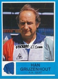 Figurina Han Grijzenhout - Football Belgium 1986-1987 n. 148 - Panini