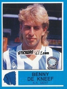 Cromo Benny de Kneef - Football Belgium 1986-1987 - Panini