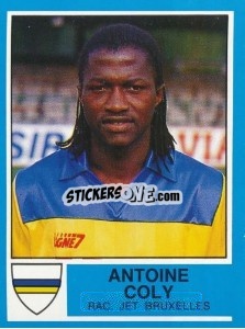 Sticker Antoine Coly - Football Belgium 1986-1987 - Panini