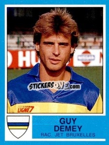 Sticker Guy Demey - Football Belgium 1986-1987 - Panini