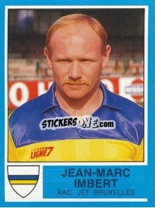 Figurina Jean-Marc Imbert - Football Belgium 1986-1987 - Panini
