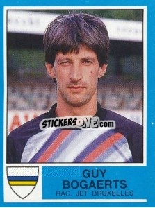 Figurina Guy Bogaerts - Football Belgium 1986-1987 - Panini