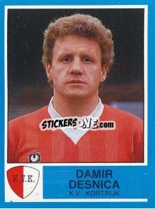 Figurina Damir Desnica - Football Belgium 1986-1987 n. 191 - Panini