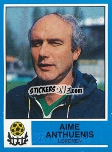 Sticker Aime Anthuenis - Football Belgium 1986-1987 - Panini
