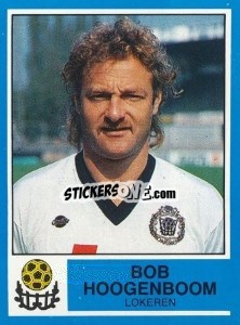 Sticker Bob Hoogenboom - Football Belgium 1986-1987 - Panini