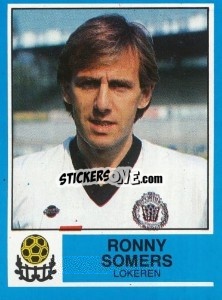 Sticker Ronny Somers - Football Belgium 1986-1987 n. 223 - Panini