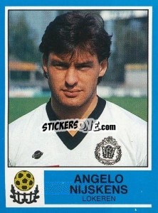 Sticker Angelo Nijskens - Football Belgium 1986-1987 - Panini
