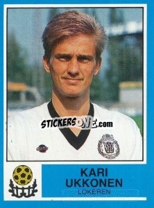 Figurina Kari Ukkonen - Football Belgium 1986-1987 n. 229 - Panini