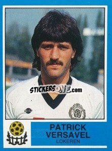 Sticker Patrick Versavel - Football Belgium 1986-1987 - Panini