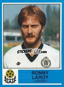 Figurina Ronny Laroy - Football Belgium 1986-1987 - Panini