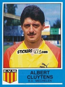 Cromo Albert Cluytens - Football Belgium 1986-1987 n. 251 - Panini