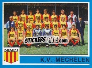 Sticker Team - Football Belgium 1986-1987 n. 254 - Panini