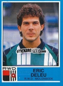 Sticker Eric Deleu - Football Belgium 1986-1987 - Panini