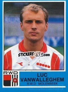 Sticker Luc van Walleghem - Football Belgium 1986-1987 - Panini