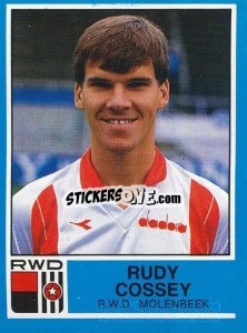 Figurina Rudy Cossey - Football Belgium 1986-1987 - Panini