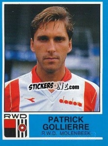 Sticker Patrick Gollierre - Football Belgium 1986-1987 - Panini