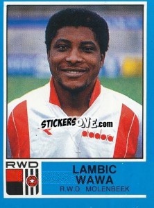 Figurina Lambic Wawa - Football Belgium 1986-1987 - Panini