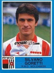 Sticker Silvano Goretti - Football Belgium 1986-1987 - Panini