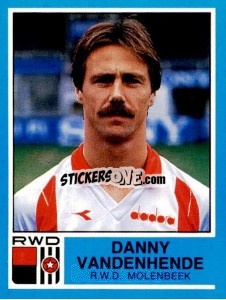 Sticker Danny Vandenhende - Football Belgium 1986-1987 n. 267 - Panini