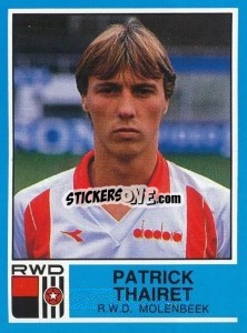 Sticker Patrick Thairet - Football Belgium 1986-1987 - Panini