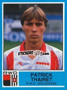 Figurina Patrick Thairet - Football Belgium 1986-1987 n. 269 - Panini