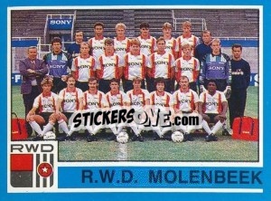 Figurina Team - Football Belgium 1986-1987 - Panini