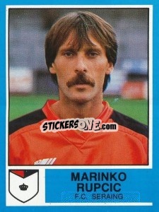 Sticker Marinko Rupcic - Football Belgium 1986-1987 n. 278 - Panini