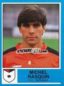 Cromo Michel Rasquin - Football Belgium 1986-1987 - Panini