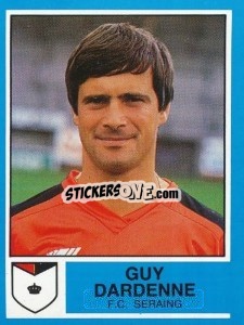Sticker Guy Dardenne - Football Belgium 1986-1987 n. 285 - Panini