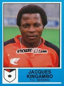 Sticker Jacques Kingambo - Football Belgium 1986-1987 n. 287 - Panini